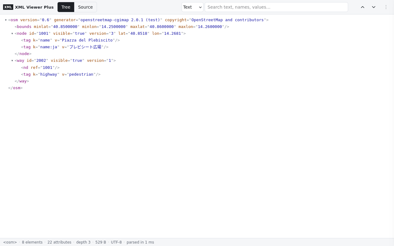 XML Viewer Plus on desktop